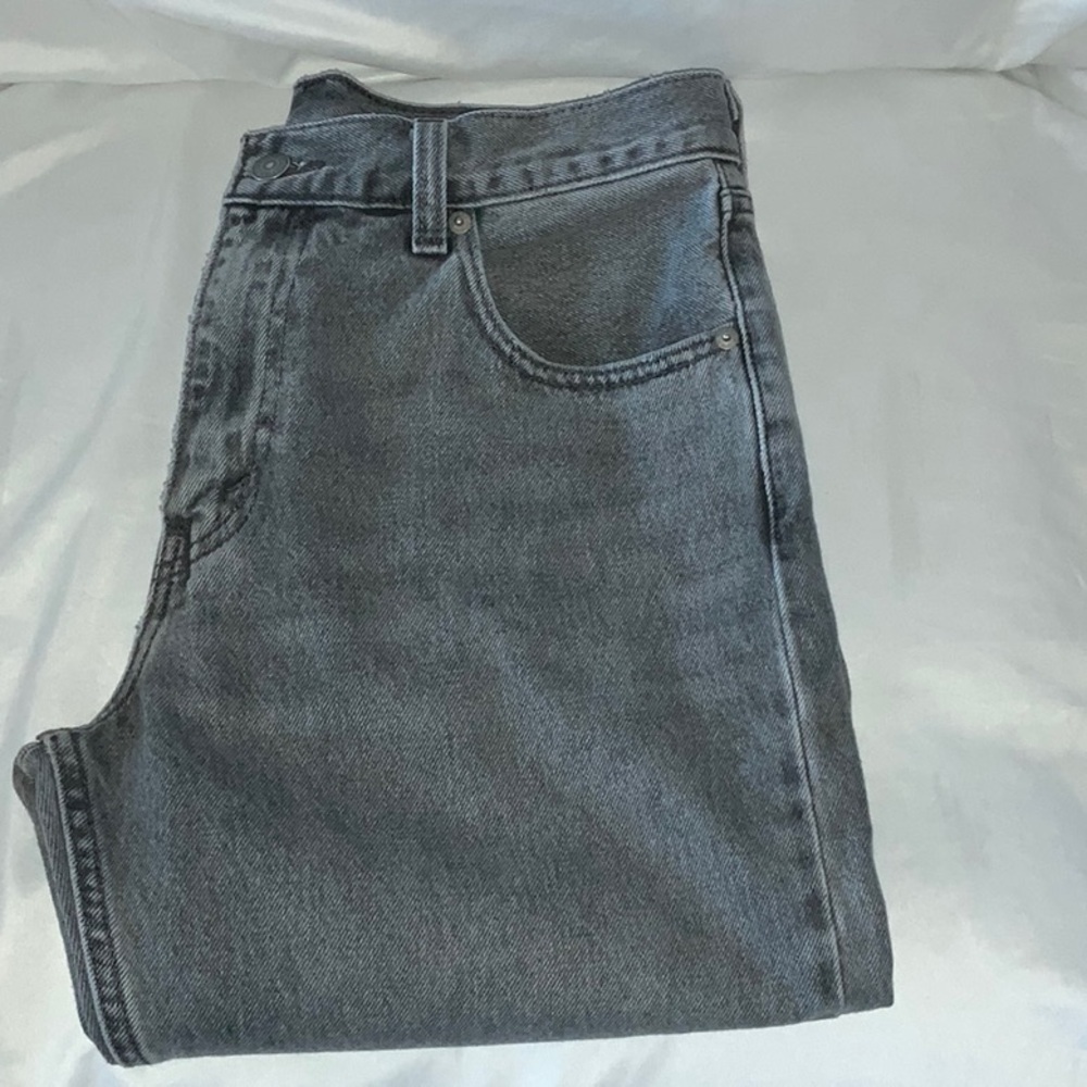Levi’s Mens Gray 550 Straight Leg Jeans Size 30